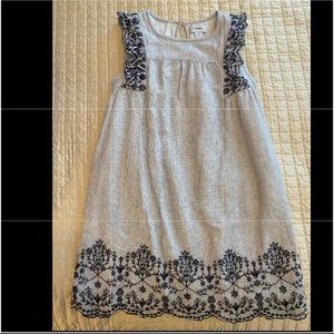 Old Navy White and Blue Dress